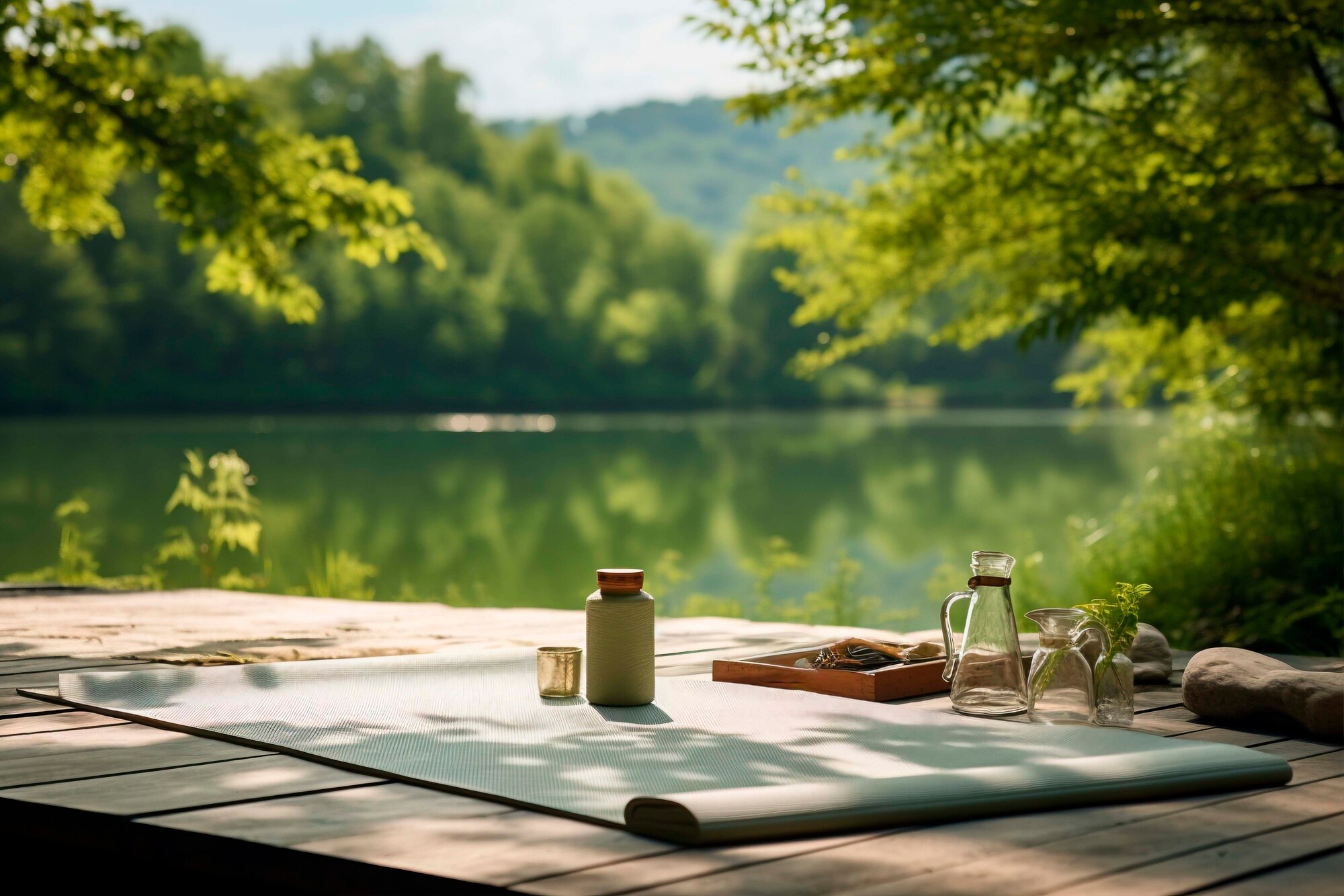 Ambiente natural de relajación